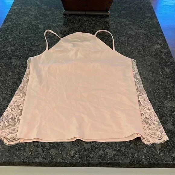 Rya Womens Lingerie Pale Pink S Cami & Shorties Delicate Lace Panels Pretty NWOT - Picture 2 of 11